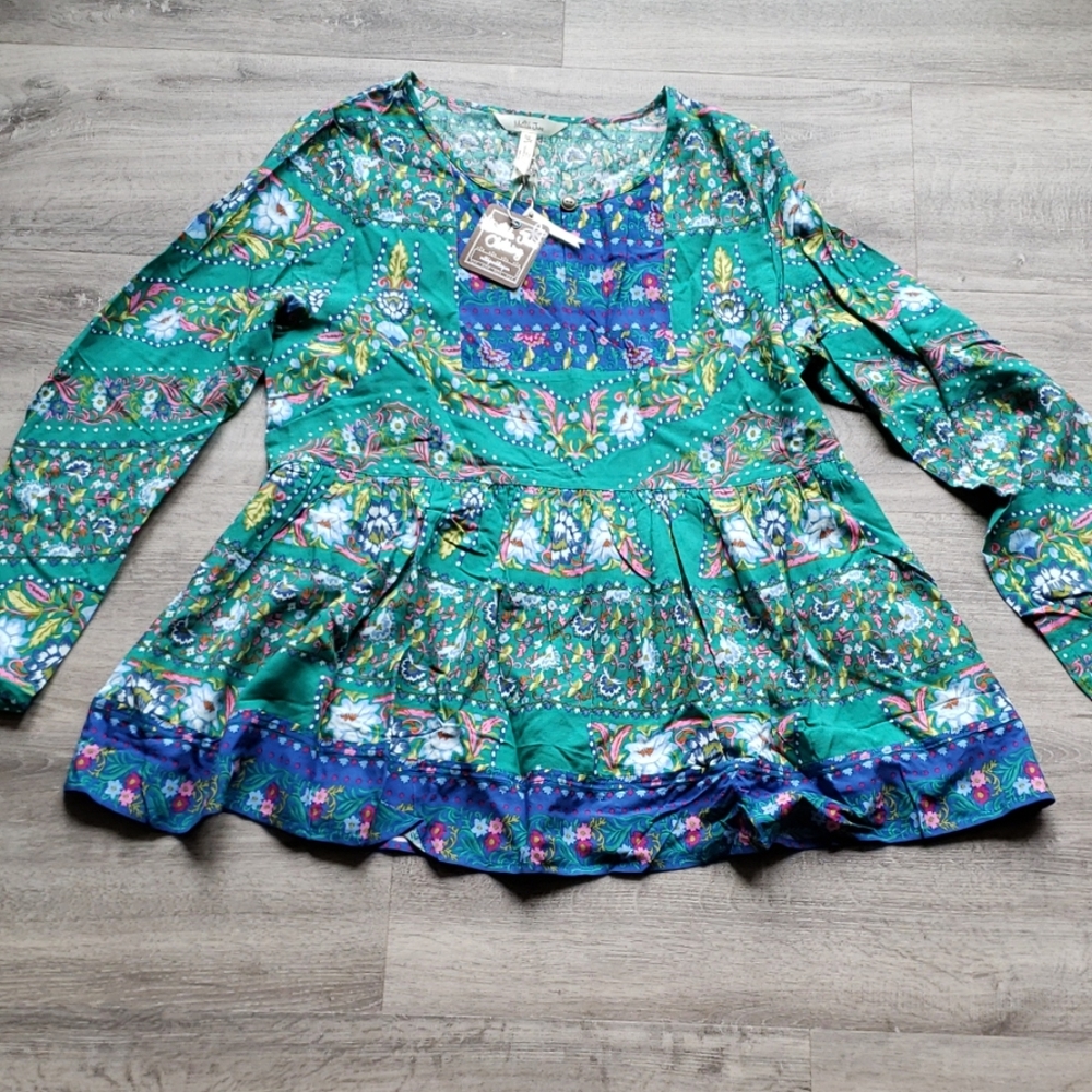 Matilda Jane Women's Make Believe Evergreen Top